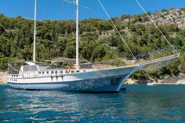 Experiencias de Pesca Charter y Snorkel con una de las mayores goletas en Dubrovnik, Croacia