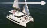 Lovely Fethiye/Mugla sail on a newly designed catamara, Turkey