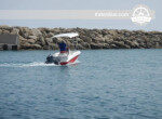 Full Day on Motor Boat Compass 150CC Sailing Experience low-season in Chania, Greece