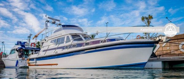 Hyr en motoryacht av typen Aquastar Ocean Ranger i St. Helier, Jersey
