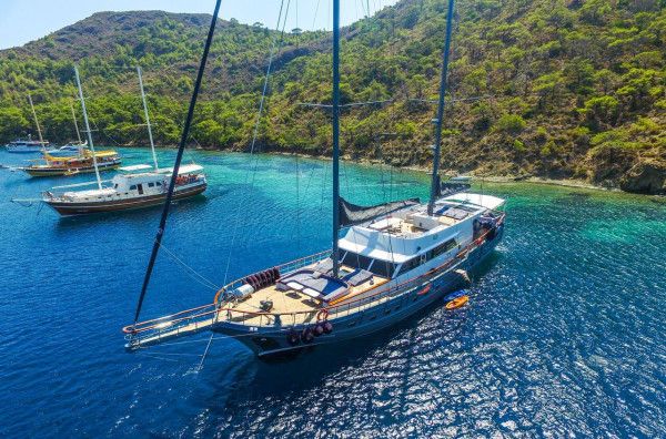 Water-adventure, Water Skating, Snorkeling sunset Charter, Fishing Charter Gulet Special Virtuoso Charter in Marmaris Muğla, Turkey