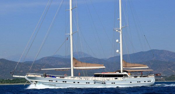 Water-adventure, Water Skating, Snorkeling sunset Charter, Fishing Charter Gulet Special Queen of Salmakis Charter in Marmaris Muğla, Turkey