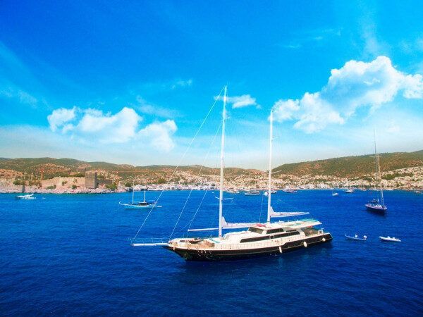Water-adventure, Water Skating, Snorkeling sunset Charter, Fishing Charter Gulet Special Esma Sultan Charter in Marmaris Muğla, Turkey