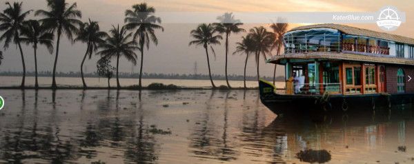 Houseboat overnight charter for 4 guests in Kerela, India