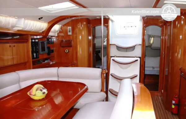 Sailing yacht trip for 2 weeks to Santorini islands with sail training and bareboat skipper license