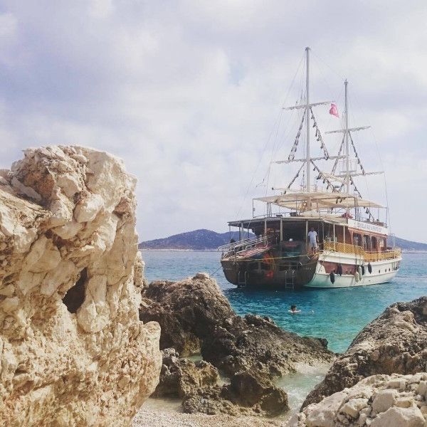 WoodenSchooner Special Sea Bella Charter v Antalyi, Kaş, Kalkan, Turecko
