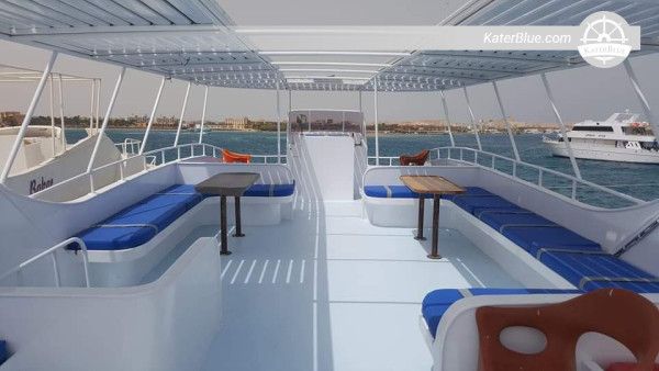 Excursion de pêche en yacht à moteur de 72 heures, location de bateau pour la plongée en apnée à Hurghada, en Égypte