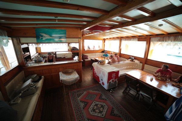 WoodenSchooner Special Sea Bella Charter v Antalyi, Kaş, Kalkan, Turecko