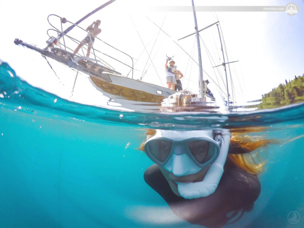Snorkeling and Fishing Charter Experiences with a Classic Mediterranean Sailing Yacht in Dubrovnik, Croatia