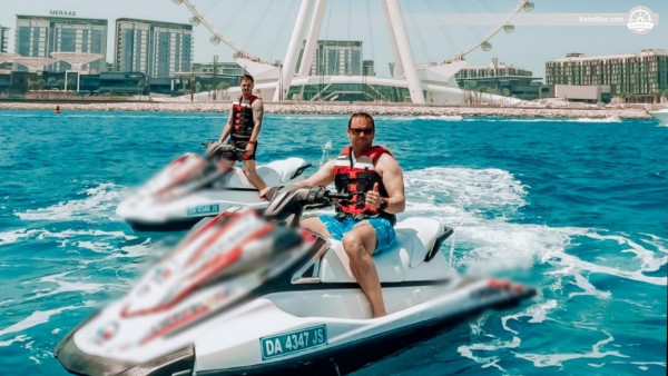 2 hours tour Jet ski Burj al Arab &amp; Marina skyline Experience in Dubai, UAE