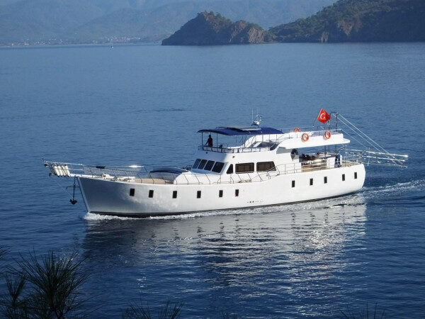 Charter with 25m 6cabin Luxury Trawler in Fethiye