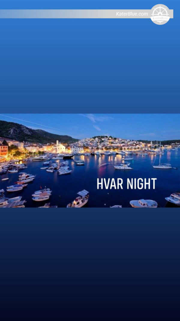 Prekrasna noć na Hvaru na preuređenoj jahti u Bolu, Hrvatska