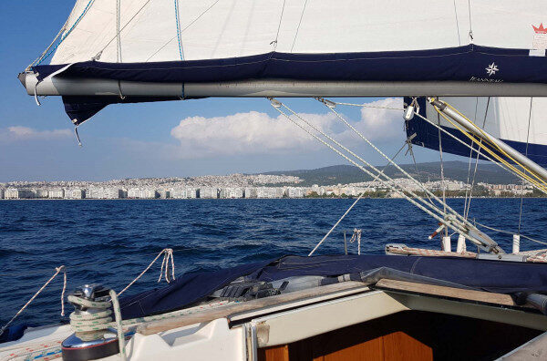 Sailing Cruise in Thessaloniki Bay with a fantastic Sailing Yacht in Halkidiki Greece