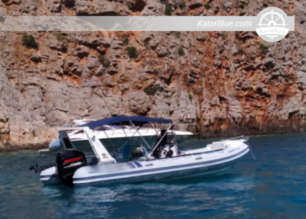 Half-Day on Motor Boat Predator-Experience low-season in Chania, Greece