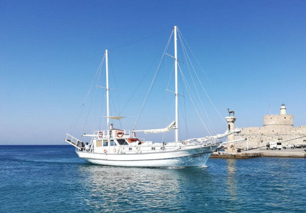 All inclusive Day Cruise with a special wooden Yacht in Rodos, Greece 
