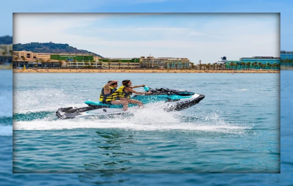 Barselona, ispanya'da lisanssız Jet Ski ile en iyi 1 Saatlik deneyimin tadını çıkarın