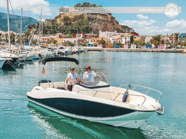 Go Sailing when Low Season by Motorboat Quicksilver in Alicante, Spain