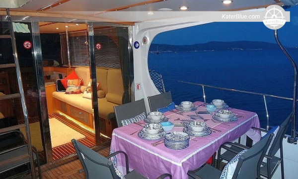 Wonderfull day around Bodrum, Turkey on a motor yacht
