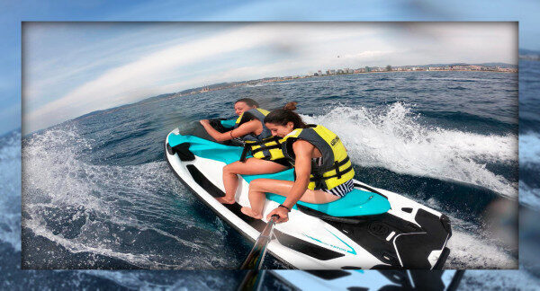 Barselona, ispanya'da lisanssız bir Jet Ski ile en iyi 40 dakikalık deneyimin tadını çıkarın