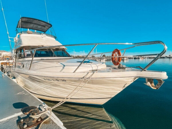 Crossing to the Islands in High Season with Motor Boat Featon-Experience in Alicante, Spain