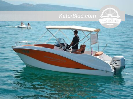 Never Ending Fun with Our Motorboat for Water Adventure in Krk Istria, Croatia