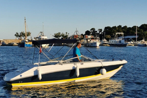 Exploring Islands with Our Speedboat for Water Adventure in Krk Istria, Croatia