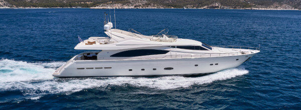 Enjoy unique destinations with elegant motor yacht in Athens, Greece