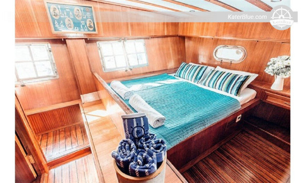 16 gäster kan ta med sig en gulet på Blue voyage Marmaris-Turkiet.
