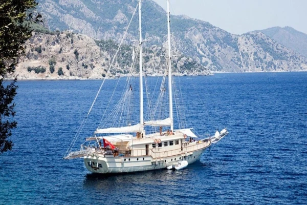 30m gulet erbjuder blå kryssningstjänster för 16 gäster Marmaris-Turkiet