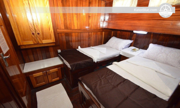 26 metre uzunluğunda, nitelikli mürettebatıyla mavi sularda seyir için uygun gulet, Marmaris-Türkiye.