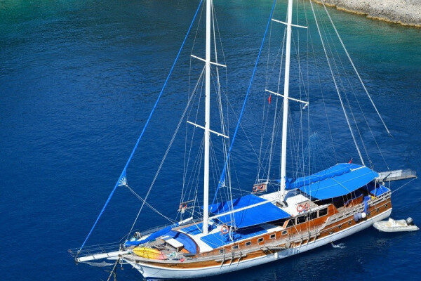 Marmaris-Türkiye arası mavi yolculuk için yeni donatılmış gulet hizmetinizdedir.