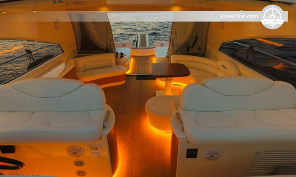 Full day Beach Safari is a cruise Pershing 54 motor yacht Mykonos, Greece