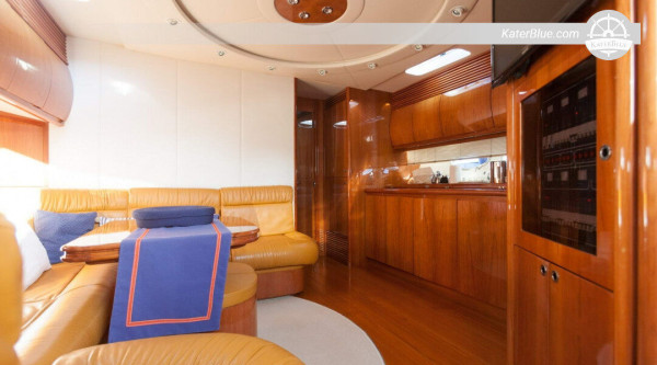 Full day Beach Safari is a cruise Pershing 54 motor yacht Mykonos, Greece