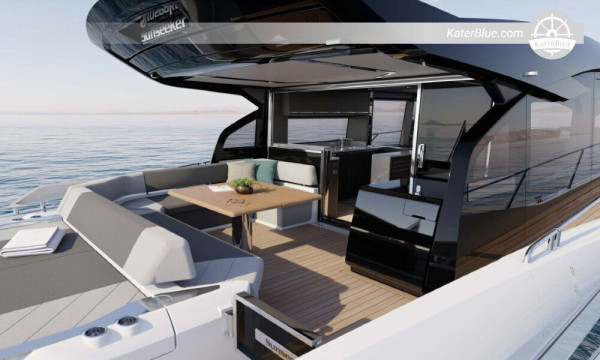 Full day Greek Island cruise Sunseeker 65 motor yacht Mykonos, Greece