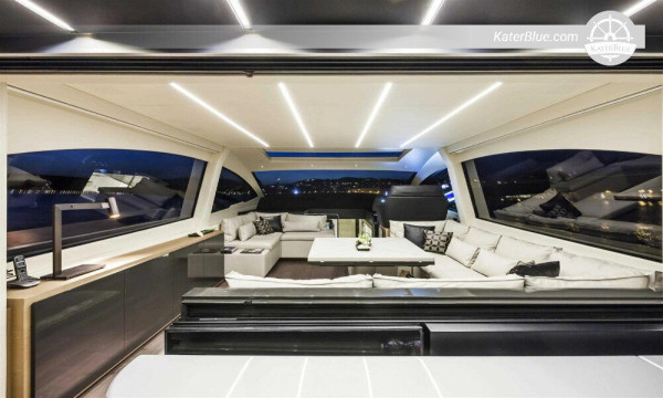 Full day cruise high performance Motor yacht Pershing 72S Mykonos, Greece