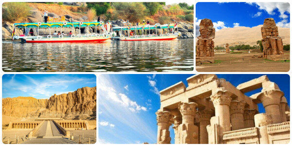 Mısır'ın Aswan şehrinin sakin ortamında yarım günlük tekne turu kiralama seçenekleri.