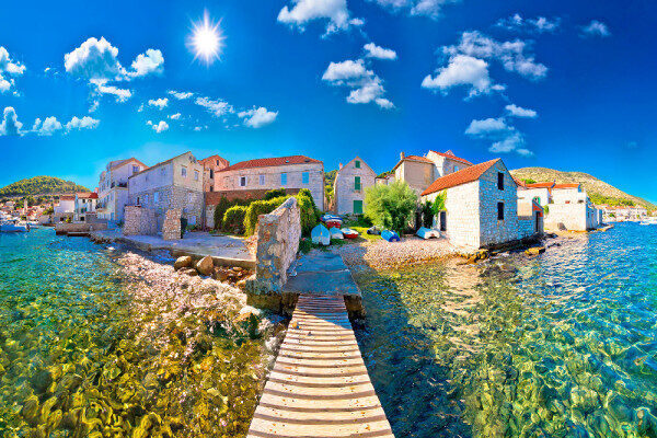 Enjoy swimming experience at Green cave Trogir-Croatia