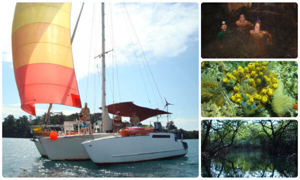 Bocas del Toro-Panama'da Gecelemeli Yelken Maceraları
