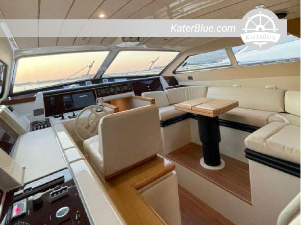 Luxury Ferreti 60 Motor Yacht Charter in Orikum Marina, Albania