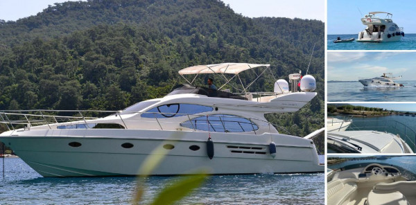 يخت بمحرك Azimut 46 في دوريس، ألبانيا