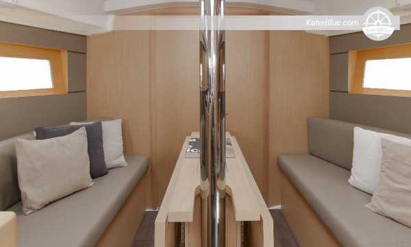 Branded saiboat for weekly charter Sicily-Italy