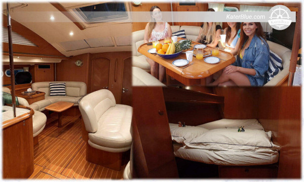 Jeanneau sail yacht for weekly charter Ibiza - Spain
