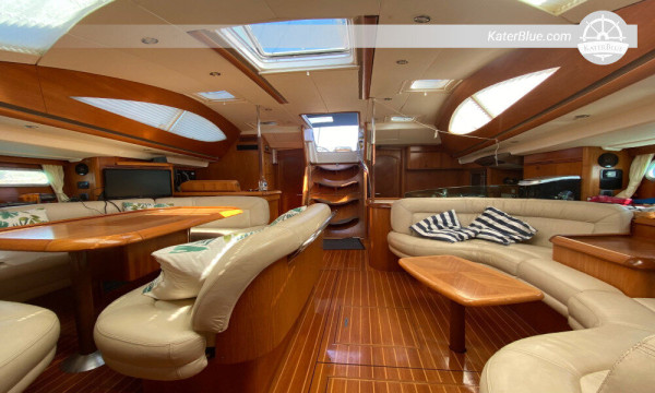 Jeanneau sail yacht for weekly charter Ibiza - Spain
