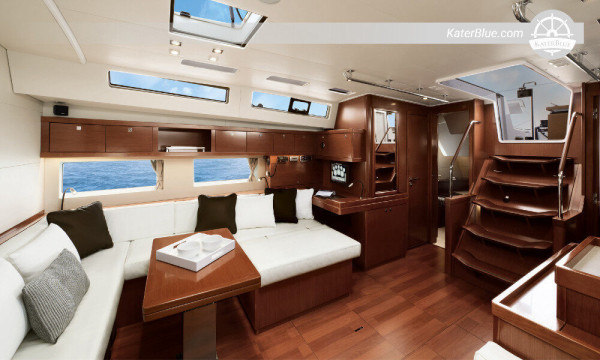Modern Beneteau yacht for weekly charter Antibes-France