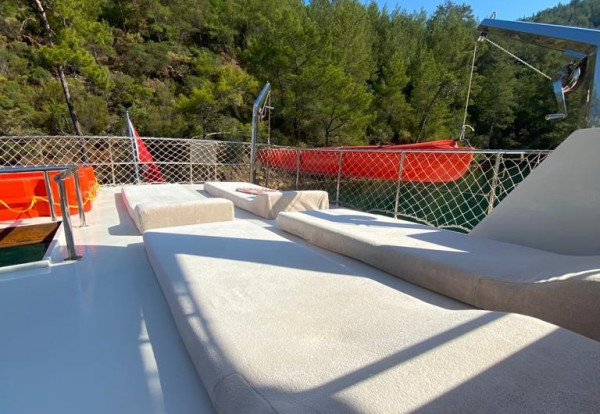 Private Flybridge Motor Yacht Charter in Gocek Turkey