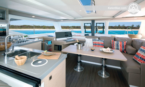 Luxury catamaran for weekly charter Ibiza-Spain