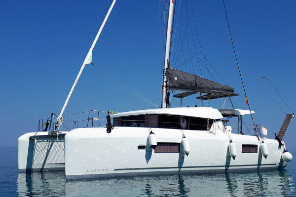 Catamaran weekly charters Lefkada Greece