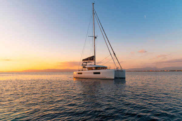 Lagoon catamaran weekly charters with skipper Larnaca-Cyprus
