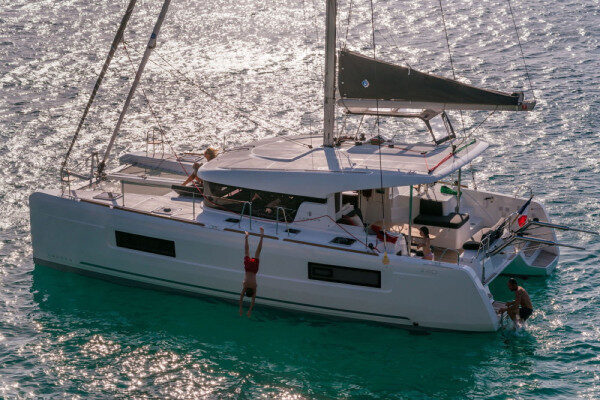 Lagoon catamaran weekly charters with skipper Famagusta-Cyprus