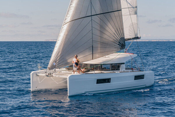 Lagoon catamaran weekly charters with skipper Papos-Cyprus
